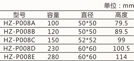 四方瓶系列