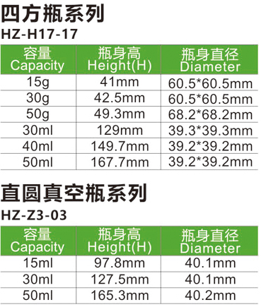四方瓶系列HZ-H17-17